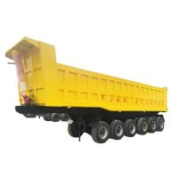 Buy cheap H Beam 6 Axle Dump Semi Trailer Truck 50cubic Meters Volume product