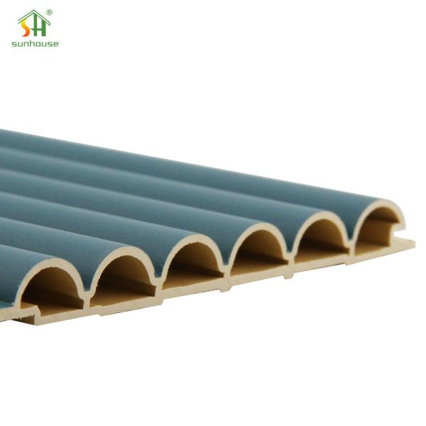 Buy cheap Hotel WPC Wall Panel Eco Friendly Interior / Exterior Fluted Wall Panels from wholesalers