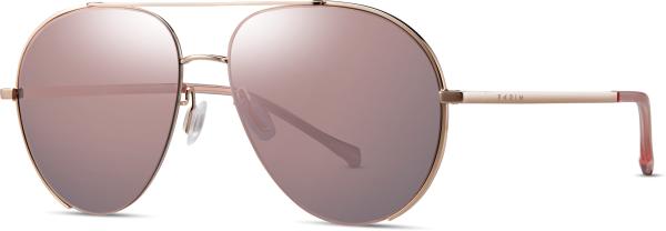 Buy cheap Women Non Polarized Sunglasses Metal Frame Pink Mirror Color Lens Classical Pilot from wholesalers