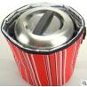 Buy cheap Striped polyester insulated round lunch bag from wholesalers