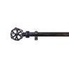 Buy cheap 28MM Painting Black And Copper Color Pipe Curtain Rods For Living Room from wholesalers
