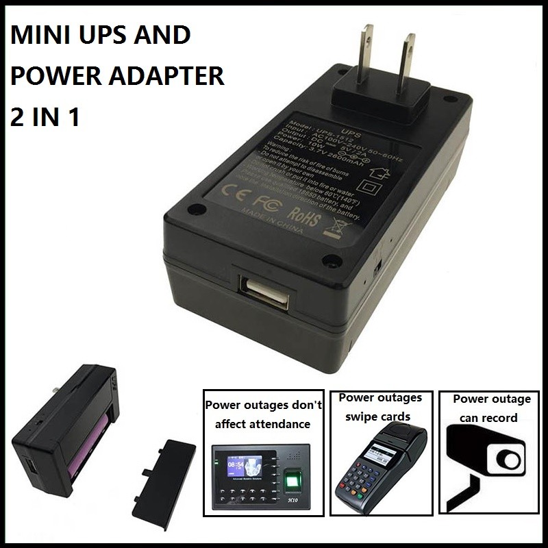 5V 9V 12V Portable Eco Mini UPS for Router IP camera Fingerprint Lock
