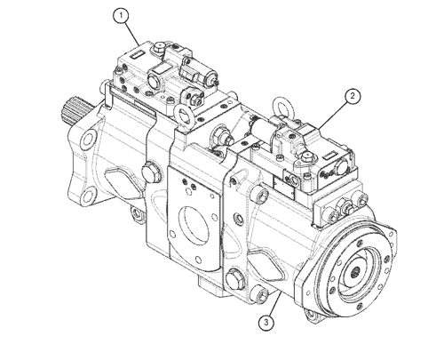 5504341 PUMP GP-MAIN HYDRAULIC Parts scheme