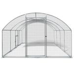 Chicken Coop Galvanized Metal Walk in Chicken Cage Large Rabbit Cage Poultry