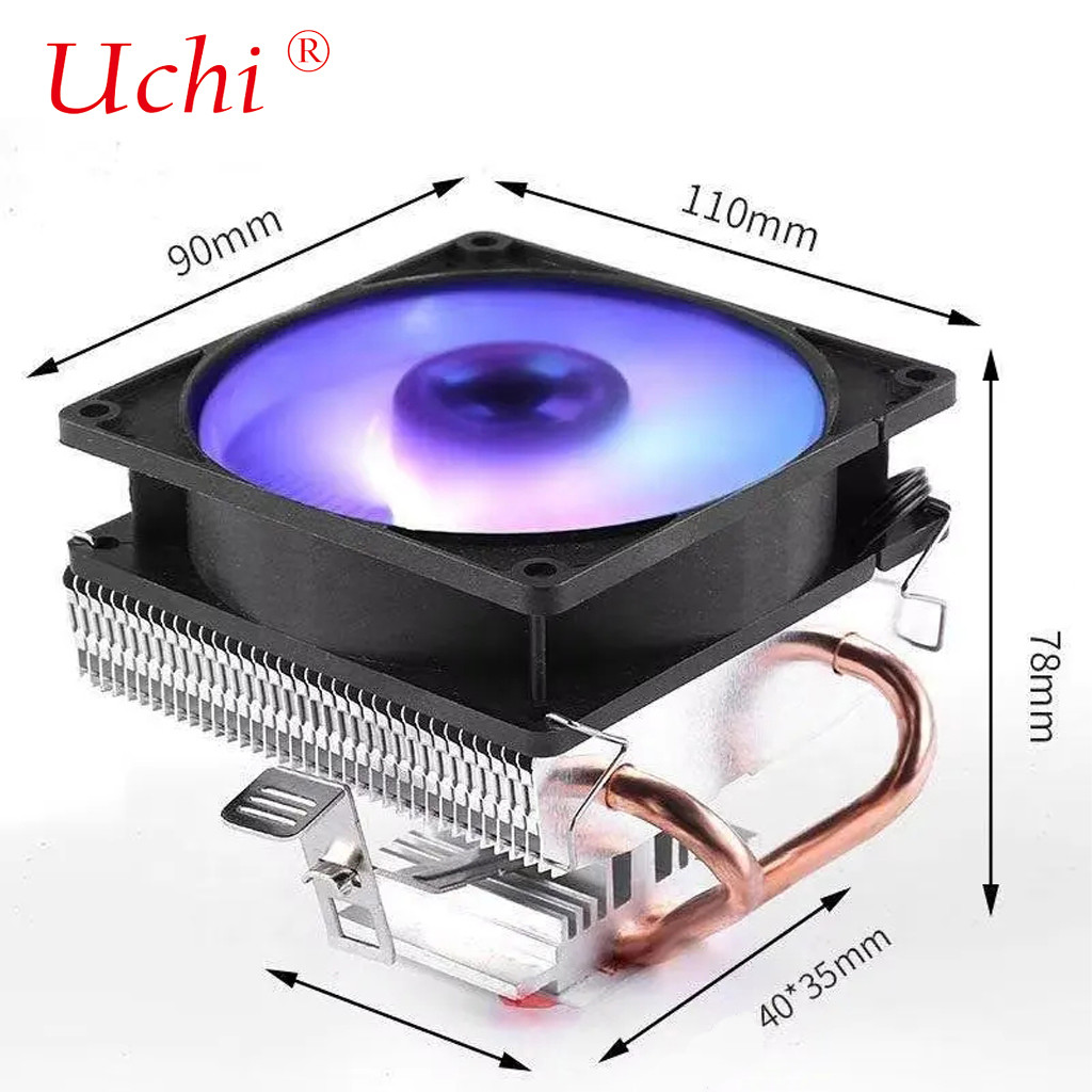 Markdown Sale 12v Dc Fan Cooler Mini CPU Cooler Aluminum Heatsink CPU Cooler
