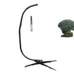 Space Saving Durable Solid Steel Hammock Chair C Stand for Outdoor Activities