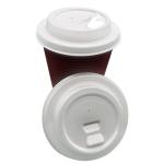 80mm Eco-friendly Cup Lids Sugarcane Bagasse Pulp 100% biodegradable