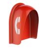 Buy cheap Column Mouting Acoustic Phone Booth Impact Resistant Acoustic Telephone Hood Pillar from wholesalers