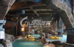 Large Outdoor Waterpark Fiberglass Water Slides / Spiral Water Slide for Extreme