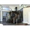 Buy cheap Curved Rod Stainless Steel Railing , Top Mount Stainless Steel Stair Banisters from wholesalers