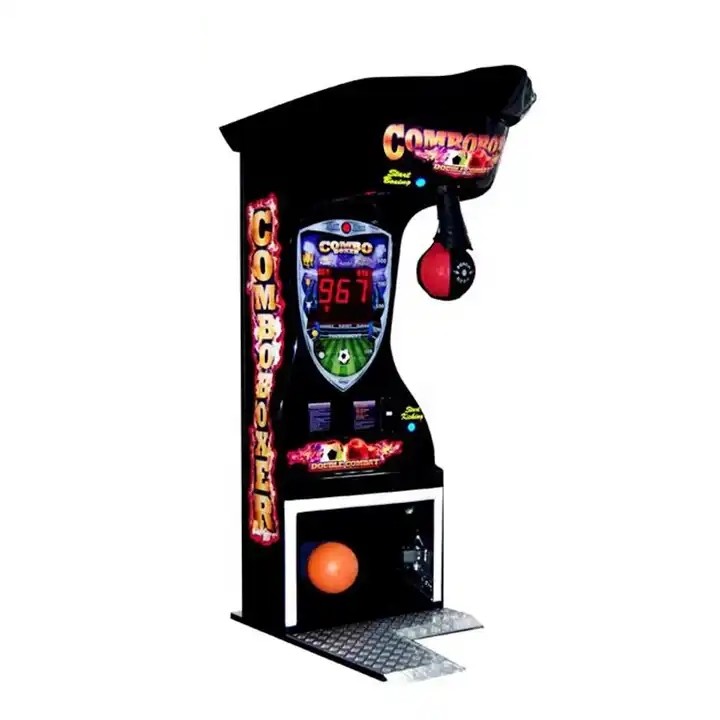 Custom Coin Operated Punch Ball Machine Boxing Hit Machine Indoor Adults Sport Games