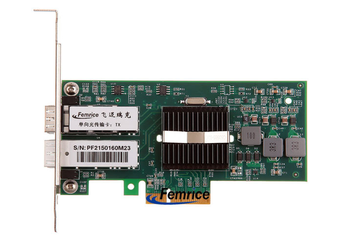 Femrice 1000Mbps Gigabit Ethernet Unidirectional Transmission Server Adapter Intel 82571EB Network Interface Controller