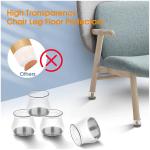 Silicone Chair Leg Floor Protectors Silicone Felt Furniture Leg Pads Caps Covers