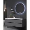 Buy cheap Modern Black Sintered Stone Wash Basin Cabinet Set Solid Wood from wholesalers