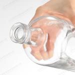 350ml 500ml 700ml 1000ml Glass Wine Bottle With Glass Collar Healthy Lead Free