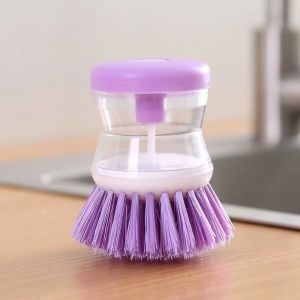 Buy cheap Tpr Soap Dispensing Cleaning Brush Automatic Adding Press Button from wholesalers