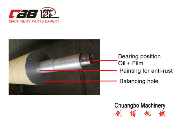 Buy cheap 100kg Round G2.5 Ra 6.3 Dead Shaft Idler Roller from wholesalers