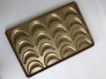 Aluminum Steel 16 Links Croissant Hot Dog Bread Mold Economical