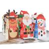 Buy cheap Rectangle 70g White Kraft Paper Christmas Gift Bags Oilproof from wholesalers