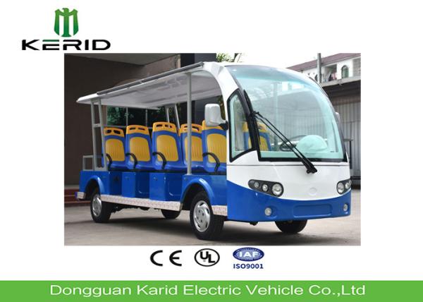 Buy cheap Colorful 11 Passengers Electric Shuttle Bus Electric Vehicle Powered By 6V Batteries from wholesalers