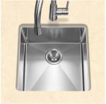 Small Undermount Single Bowl Sink / Stainless Steel Bar Sink With Faucet
