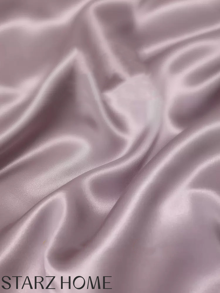 100% Mulberry Silk 19MM Duvet Cover Sets with Lace High End Wedding Bedding Type