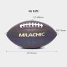 Buy cheap Holographic Glowing Reflective Football Luminous American Football Rugby Ball Size 9 6 3 from wholesalers