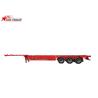 Buy cheap 40ft 3 Axles Tipping Skeletal Container Trailer Carbon Steel Material from wholesalers
