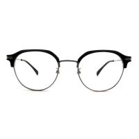 Buy cheap FP2713 Vintage Round Acetate Metal Glasses Unisex Lightweight Spectacle product