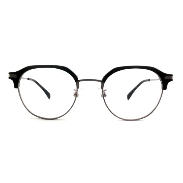 Buy cheap FP2713 Vintage Round Acetate Metal Glasses Unisex Lightweight Spectacle from wholesalers