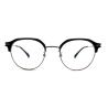 Buy cheap FP2713 Vintage Round Acetate Metal Glasses Unisex Lightweight Spectacle from wholesalers