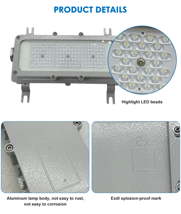 Ip66 Explosion Proof Flood Light 50w Zone 1 Atex Lighting