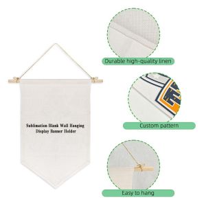 Buy cheap Linen Sublimation Garden Flags Blanks Custom Wall Hanging Flags from wholesalers