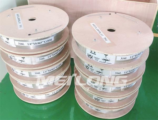 Quality Seamless Redrawn Capillary Coiled Tubing SS316L 1 8 Capillary Tube for sale