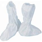 Anti Dust White Disposable Shoe Covers , Disposable Knee High Boot Covers