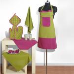Women Cooking Kitchen Bib Apron, with Pockets, Cotton Canvas, Machine Washable