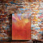 Abstract Style Colorful Oil Painting Simple Home Decor Landscape 3D Relief