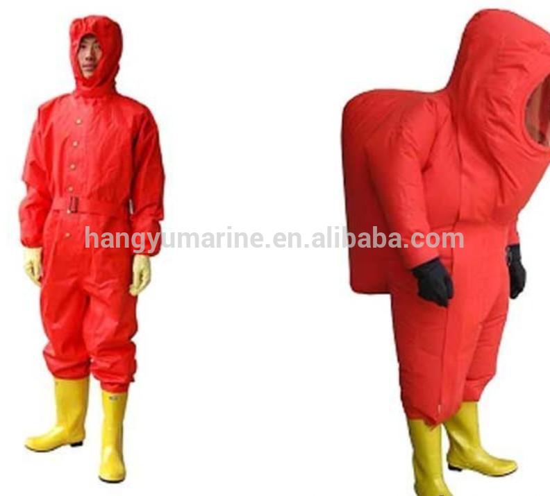 Super quality yellow chemical protective suit