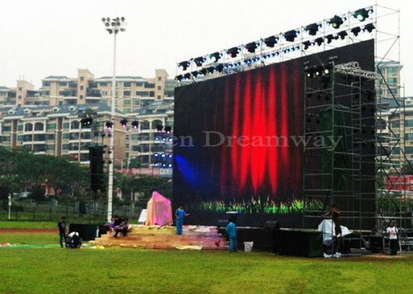 Buy cheap 5mm Pixel Pitch Outdoor Video Screen Rental , Stage Full Color Led Display 1R1G1B from wholesalers