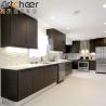 Buy cheap Dark Brown Solid Wood Kitchen Cabinets with Customized Color and Plywood Door Material from wholesalers