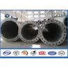 Buy cheap Galvanized Electrical Transmission Line Suspension Steel Tubular Pole Polygonal Shape 230KV from wholesalers