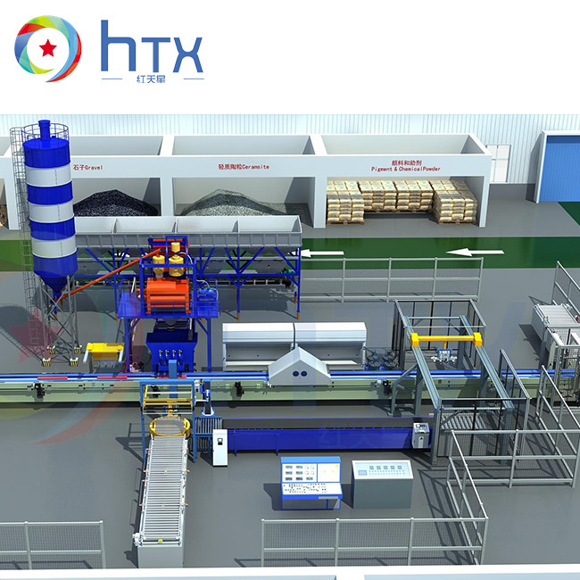 220V Wet Cast Concrete Machinery Artificial Stone Exterior Walls Production Line