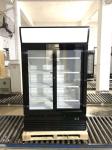 Vertical Double Door Frost Free Display Beverage Cooler / Glass Door Beverage