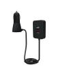 Buy cheap Black Fast Charge USB Car Charger 3 Port USB A & 2 USB C Car Power Adapter from wholesalers