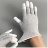 Buy cheap CE White Grey Lint Free 22.5cm ESD Antistatic Gloves from wholesalers