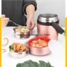 Buy cheap Keep hot 12 hours stainless steel food lunch box 2.2L pink color food thermos vacuum flask thermos from wholesalers