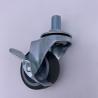 Buy cheap TPR Tread Plain Bearing Caster Wheels With Brake 1.5 Inch Grey Swivel from wholesalers