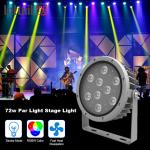 IP65 72W RGBW 4 In 1 LED Garden Spotlights