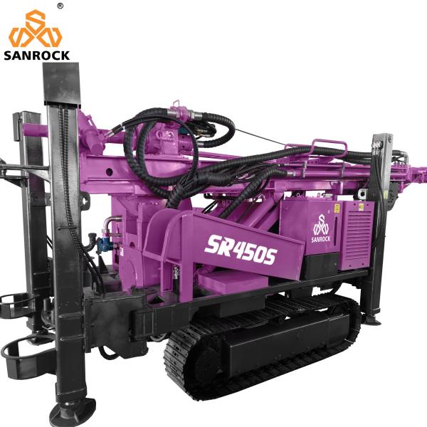 Buy cheap Hydraulic Well Drilling Equipment Rotary Borehole 450m Water Well Drilling Rig Machine from wholesalers