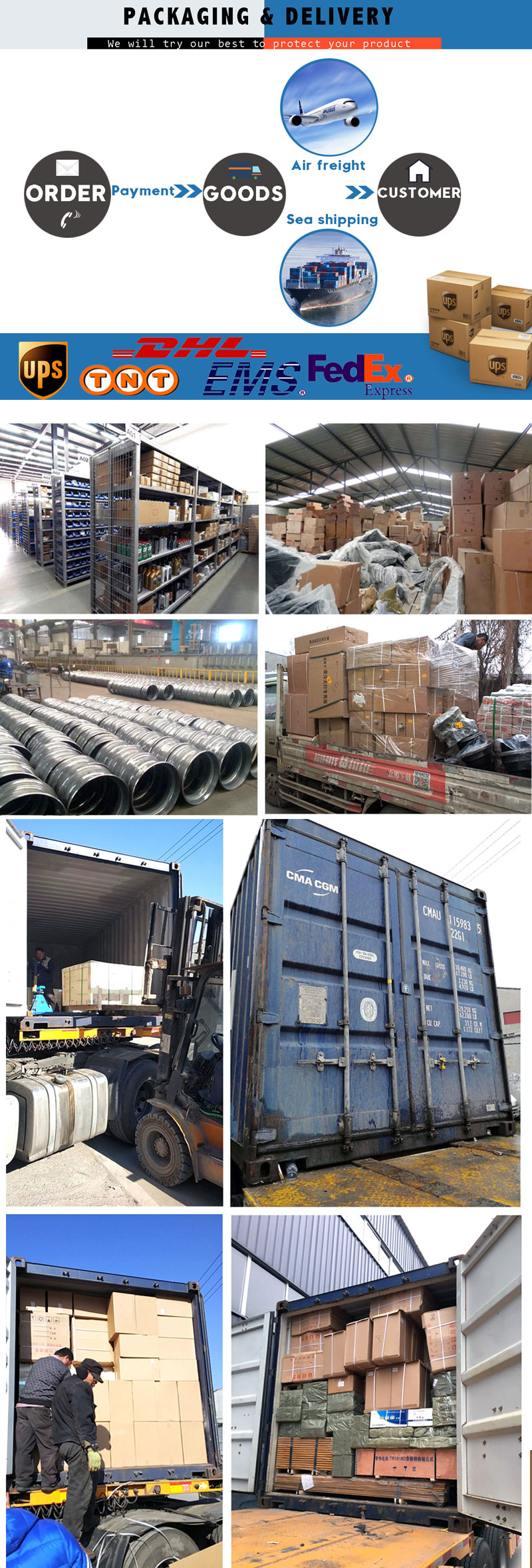 Dz13241440100 Steel Shock Absorber Sinotruk HOWO Shacman Weichai Heavy Duty Truck Parts